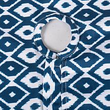 Design Imports 60" x 84" IKAT Outdoor Tablecloth with Zipper