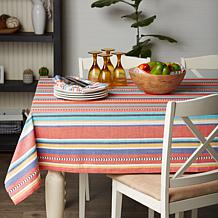 Design Imports 60" x 84" Verano Stripe Tablecloth