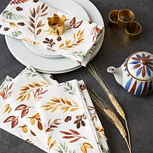 Design Imports Assorted Always Grateful Napkin Ring Set of 4