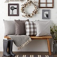 Design Imports Assorted Pillow Covers Set of 4