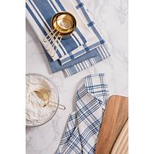 Design Imports Assorted Woven Kitchen Towel 5-pack