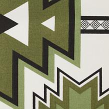 Design Imports Aztec Print Pillow Covers 18x18 Set of 4