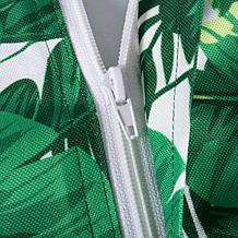 Design Imports Banana Leaf Outdoor Tablecloth with Zipper 60" x 84"