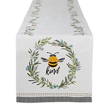 Design Imports Bee Kind Table Runner - 14 x 108
