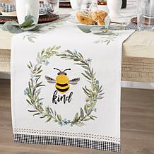 Design Imports Bee Kind Table Runner - 14 x 108
