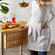 Design Imports Blue Blossom Printed Apron 
