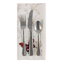 Design Imports Botanical Butterfly Embroidered Napkin 6-pack