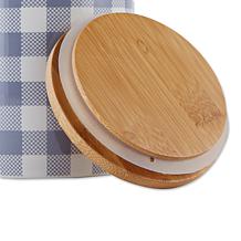 Design Imports Buffalo Check Ceramic Canister 3-pack