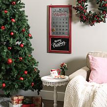 Design Imports Chalkboard Galvanized Days Til Christmas Calendar
