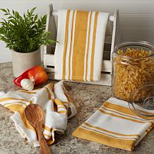 Design Imports Chef Stripe Kitchen Towels 3-pack