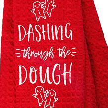 Design Imports Christmas Baking Kitchen Towel Scarf
