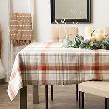 Design Imports Cozy Picnic Plaid 52" x 52" Tablecloth