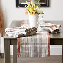Design Imports Cozy Picnic Plaid 60" x 104" Tablecloth