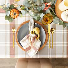 Design Imports Cozy Picnic Plaid 60" x 84" Tablecloth