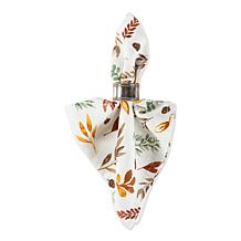 Design Imports Falling Leaves Print Napkin Set of 6