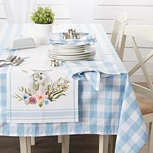 Design Imports Garden Bunny Printed Table Runner - 14" x 108"