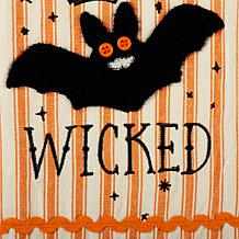 Design Imports Halloween Embellished Kitchen Towel Set of 3