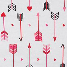 Design Imports Hearts and Arrow Print Table Runner - 14" x 72" 