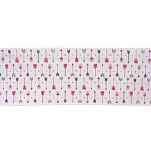 Design Imports Hearts and Arrow Print Table Runner - 14" x 108"