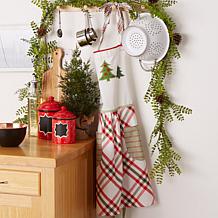 Design Imports Jolly Tree Printed Apron