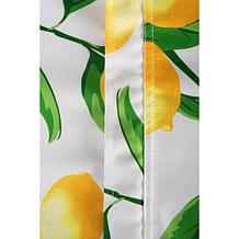 Design Imports Lemon Bliss Outdoor Tablecloth w/Zipper - 60" x 84"