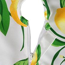 Design Imports Lemon Bliss Outdoor Tablecloth w/Zipper - 60" x 120"