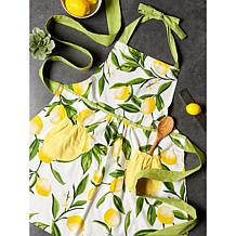 Design Imports Lemon Bliss Printed Apron