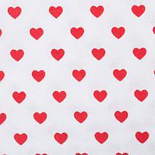 Design Imports Lil Hearts Ribbed Placemats Set of 6