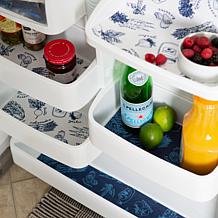 Design Imports Market Print Fridge Liners 6-pack