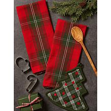 Design Imports O Christmas Tree Potholder and Towel Gift 3-pack