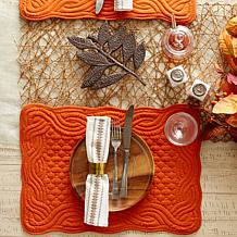 Design Imports Quilted Farmhouse Placemat 6-pack