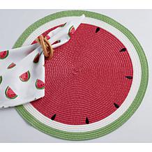 Design Imports Summer Day Watermelon Placemats 6-pack