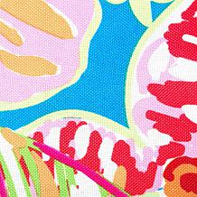 Design Imports Summer Floral Outdoor Tablecloth w/Zipper - 60" x 84"