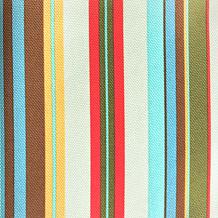 Design Imports Summer Stripe Outdoor Round Tablecloth w/Zipper - 60"