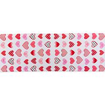 Design Imports Sweet Hearts Print Table Runner - 14" x 72"