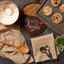 Design Imports Thanks Acorn Potholder Gift Set