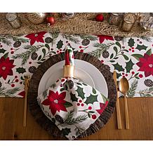 Design Imports Woodland Christmas Printed Table Runner 14-in x 72-in