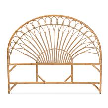 Devereaux Natural Rattan Headboard 50.75"H x 60.50"W