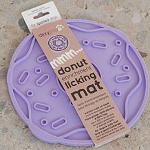DexyPaws Lilac Donut Delight Enrichment Lick Mat