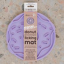 DexyPaws Lilac Donut Delight Enrichment Lick Mat