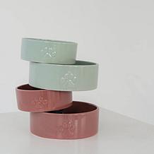 DexyPaws Sage Green Ceramic Dog Bowl 26oz