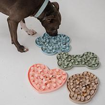 DexyPaws Sky Blue Flower Enrichment Snuffle Mat