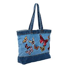 DG2 by Diane Gilman 30th Anniversary Denim Tote Bag