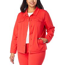 DG2 by Diane Gilman 4-Way All Day Knit Twill Jacket