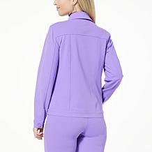 DG2 by Diane Gilman 4-Way All Day Stretch Knit Twill Jacket