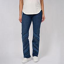 DG2 by Diane Gilman Americana Embroidered Bootcut Jean