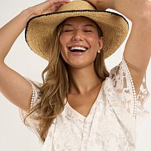 DG2 by Diane Gilman Burnout Lace Flounce Top