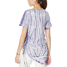 DG2 by Diane Gilman "DG Downtime" Tulip-Sleeve Cinch Tee