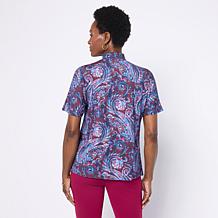 DG2 by Diane Gilman Dolman Turtleneck Top