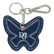 DG2 by Diane Gilman Embellished Denim Keychain